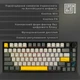 Клавіатура механічна бездротова EPOMAKER Ajazz AK820 Pro 75% Gift Switch Hot-Swap RGB UA Wireless/Bluetooth/USB Black (AK820-PRO-B-G) - зображення 17