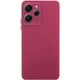 Протиударний чохол TPU GETMAN Liquid Silk Full Camera для Xiaomi Redmi 12 Бордовий / Marsala - зображення 1