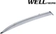 Дефлекторы окон Wellvisors с хромированным молдингом передние и задние Cadillac ATS 2013-2018 Sedan 4 шт (3-847CA003) - изображение 10