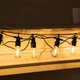 Гирлянда уличная в стиле ретро светодиодная желтая S14 на 10 LED ламп длиной 5 метров S14Y - изображение 7