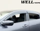 Дефлекторы окон Wellvisors с хромированным молдингом передние и задние Honda Civic;Insight 2016-2022 Sedan 4 шт (3-847HD033) - изображение 10