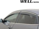 Дефлекторы окон Wellvisors с хромированным молдингом передние и задние Honda Civic;Insight 2016-2022 Sedan 4 шт (3-847HD033) - изображение 11