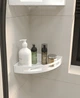 Полиця в ванну кімнату кутова NC Home Corner біла 110362 - зображення 1