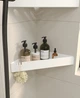 Полиця в ванну кімнату кутова NC Home Even біла 110365 - зображення 1