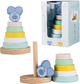 Piramidka drewniana Woezel & Pip Baby Stacking Tower 2009642 (8712051109367) - obraz 1