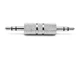Перехідник аудіо Lucom Jack 3.5mm 3pin M/M адаптер стерео AUX Zinc металік(62.09.8444) - изображение 2