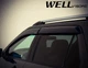 Дефлекторы окон Wellvisors с черным хромированным молдингом передние и задние Ford Explorer 2011-2019 4 шт (3-847FD008) - изображение 7
