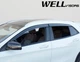 Дефлекторы окон Wellvisors с черным хромированным молдингом передние и задние Mercedes-Benz GLA-Class 2015-2020 4 шт (3-847MB019) - изображение 7