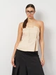 Футболка женская Zara 3067/247 L Бежевая (03067024721042) - изображение 1