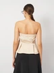 Футболка женская Zara 3067/247 L Бежевая (03067024721042) - изображение 2