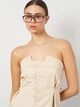 Футболка женская Zara 3067/247 L Бежевая (03067024721042) - изображение 4