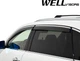 Дефлекторы окон Wellvisors с хромированным молдингом передние и задние Acura MDX 2014-2020 4 шт (3-847AC008) - изображение 8