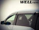 Дефлекторы окон Wellvisors с хромированным молдингом передние и задние Honda Odyssey 2011-2017 4 шт (3-847HD025) - изображение 5