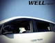 Дефлекторы окон Wellvisors с хромированным молдингом передние и задние Honda Odyssey 2011-2017 4 шт (3-847HD025) - изображение 6