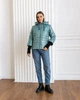 Fashions • Куртка женская с довязом на рукавах "Dream" Fashions 58 темная мята (№3508-мк) - изображение 4