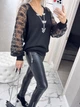 Fashions • Кофта женская Ариадна Fashions 52-56 черный (#456/а-ел) - изображение 9