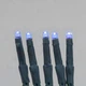 Уличная гирлянда бахрома Фейерверк 240 LED, 2,5x0,6м, черный каучук, 220В, IP65, Синий - изображение 6