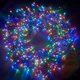 Уличная гирлянда бахрома Фейерверк 240 LED, 2,5x0,6м, черный каучук, 220В, IP65, Мультиколор - изображение 8