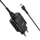 Зарядное устройство с быстрой зарядкой QC 3.0 для телефона + кабель USB Type-C HOCO C72Q |1USB, 3A| Черный - изображение 1
