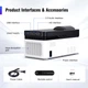 Проектор HY450 900ANSI Android 11 8K 1080P Wifi6 Голосове керування Allwinner H716 електронний фокус, домашній кінотеатр - зображення 11