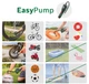 Автомобильный насос Bosch EasyPump аккумуляторный с французским клапаном, иглой для мяча, адаптером объема, USB-кабелем и текстильной сумкой (0603947000) - изображение 4