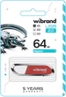 Флеш память USB Wibrand Aligator 64GB USB 2.0 Red (WI2.0/AL64U7DR) - изображение 2