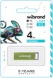Флеш память USB Wibrand Chameleon 4GB USB 2.0 Green (WI2.0/CH4U6LG) - изображение 2