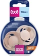 Пустышка силиконовая динамическая Lovi Prime 18 месяцев 2 шт Nude/Blush (34/407) - изображение 1
