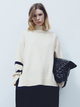Свитер вязаный женский H&M 992208017c15 XS Комбинированный (KC1000000043322) - изображение 1