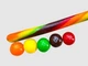 Леденец-трость Skittles Candy Canes 5 вкусов в каждой конфете 28 г - изображение 4