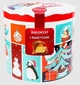 Рождественский кекс Панеттоне Balocco il Panettone с изюмом в коллекционном железном ящике Aria di Natale 750г - изображение 1