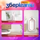 Ванночка дитяча складна з матрациком для для купання, з термометром, та зливом, для новороджених та немовлят від 0 до 2.5р. (біло-рожева сolombokid) - зображення 9