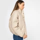 Жіноча куртка-пуховик з екошкіри світло-бежевий 95_9D_100_9_2XL, XXL - изображение 3