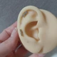 Серьга штанга для пирсинга уха, хряща, хеликса DeKolie MK1197-34 серебряный - изображение 2
