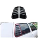 Накладки на окна задней двери Volkswagen Golf MK4 1997-2003 уголки жабры 2шт цвет Черный - изображение 2
