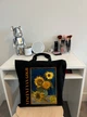 Екошопер BookOpt BK4096 Vincent Van Gogh Six Sunflowers, чорний - изображение 5