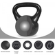 Kettlebell Gorilla Sports winylowy 14 kg (4260200841698) - obraz 4