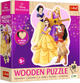 Puzzle drewniane Trefl Disney Urocze księżniczki 50 elementów (5900511202571) - obraz 1