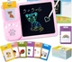 Інтерактивний планшет Harilla з LCD дошкою для малювання та 112 картками pink - изображение 1