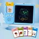 Інтерактивний планшет Harilla з LCD дошкою для малювання та 112 картками blue - изображение 1