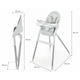 Стільчик для годування Kinderkraft Dinnly Grey (KHDINN00LGR0000) - зображення 11