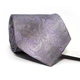 Галстук Emilio Corali мужской Фиолетово-Серый перелив с узором GIN-2383 - изображение 1
