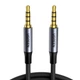 Аудіо кабель UGREEN AV183 mini-jack 3.5mm/1m/Gray (UGR-10648) - зображення 2