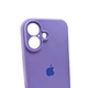Защитный чехол-накладка Silicone Full Case AA Camera Protect для Apple iPhone 16 Elegant Purple (FullAAi16-26) - изображение 4