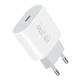 Мережевий зарядний пристрій WUW C178 20 Вт USB-C PD/QC білий - зображення 1