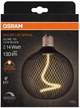Светодиодная лампа Osram DECOR Spiral Globe 125 Filament Е27 DIM черный (4058075840287) - изображение 3