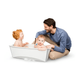 Ванночка складная Stokke Flexi Bath XL, прозрачная с синим - изображение 5