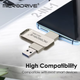 Флешка 2в1 MicroDrive 128 GB Type-C USB 3.0 для телефона и компьютера Silver Top - изображение 5