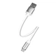 Дата кабель USB 2.0 AM to USB-C 0.25m white ColorWay (CW-CBUC001-WH) - изображение 1