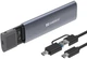 Kieszeń zewnętrzna Sandberg do SSD M.2 (NVMe) M-Key USB Type-C 3.2 Grey (5705730136399) - obraz 3